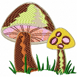 Mushroom Embroidery Design 5 Mushroom Embroidery Design 5